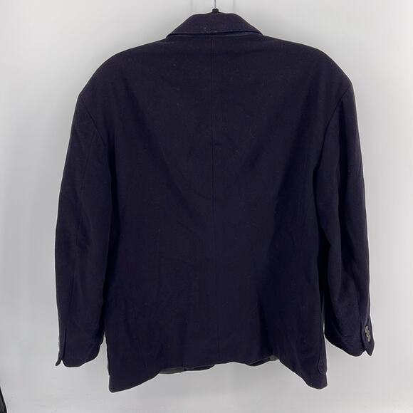 Vintage J. Crew Cashmere wool blend 3 button no vent sport coat blazer sz L - Picture 6 of 6